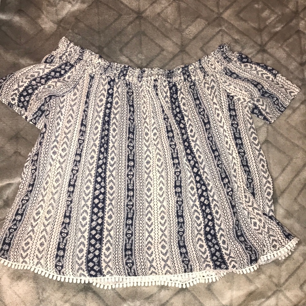 Off the shoulder shirt